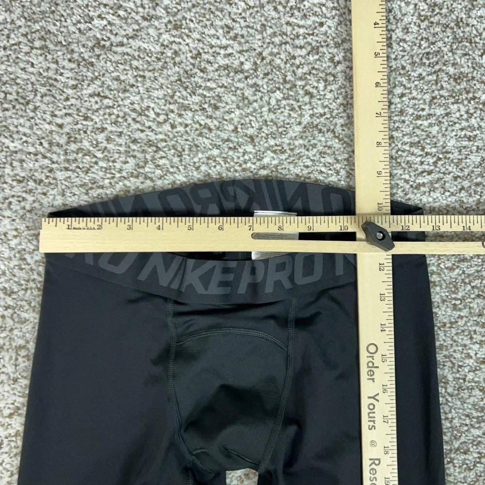 Nike Pro Pants Mens Medium Black Dri FIT Compression Leggings Running Gym Sport